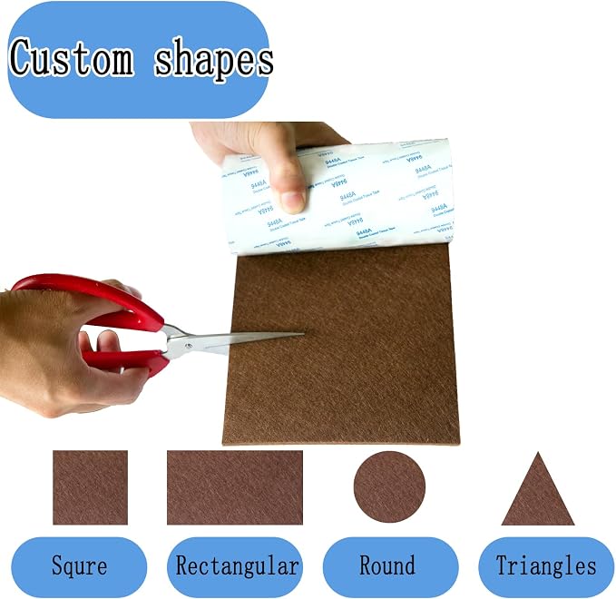 Cuttable Felt Furniture Pads - Image 2