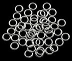 Round Carabiner Clip Bulk 48pcs 1 Inch Colorful Circle Carabiner Key Ring Clips - Image 2