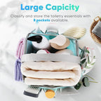 EUDELE Mesh Shower Caddy Portable, 8-Pocket Large Capacity, Quick Dry, Easy - Image 2