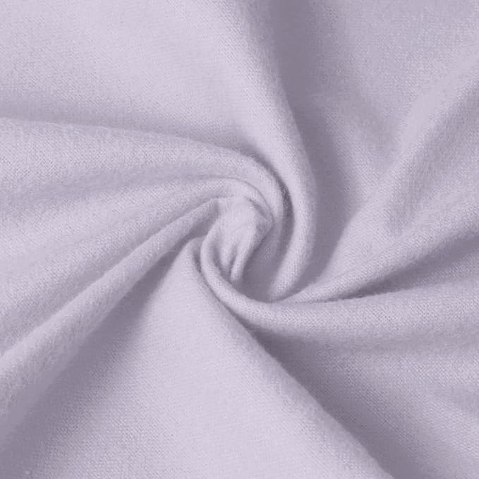 59”W Cotton Flannel Fabric, Super Soft 150GSM, Medium Weight Solid Arts & by Unknown
