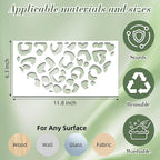 Geometric Texture Stencils for Crafts Reusable 9Pcs Stencils | DIY Art Painting - Image 4