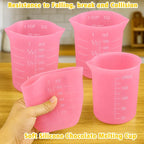Palksky Silicone Cups for Melting Chocolate, Reusable Baking Supplies for DIY - Image 6