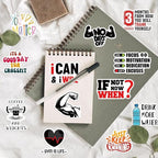 Inspirational Fitness Stickers Bulk - Image 6