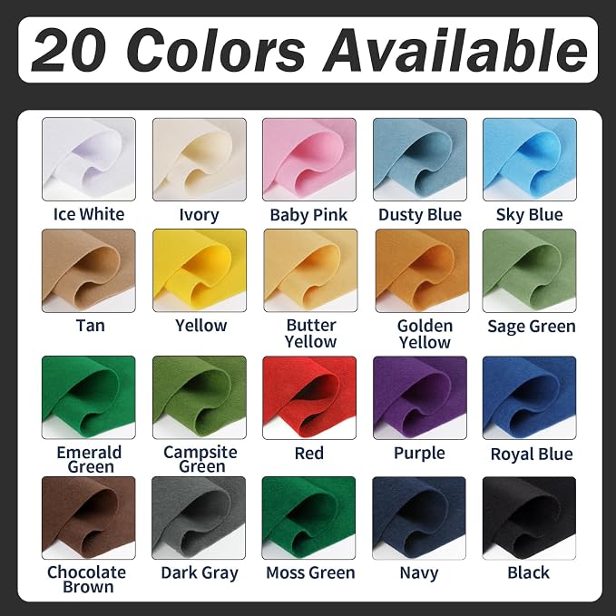Black Fabric Sheet 72" X 36", 1.4mm Thick Large Soft Durable Flexible Craft - Image 3