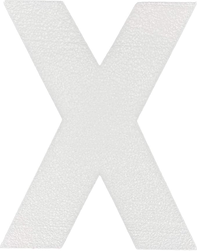12 Inch Smooth Foam Letters by Crafts+Central