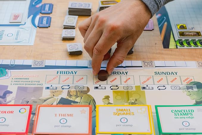 Stonemaier Games: Stamp Swap by Paul Salomon | A Competitive Stamp Collecting - Image 9