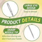 FTEVEN Embroidery Needles, Sewing Sharp Needles - Image 3