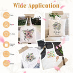 HTVSTD Floral HTV Heat Transfer Vinyl 10 Sheets 12×10in Iron on Vinyl | Flower - Image 6