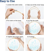 Crafmanoe Flower Embroidery Kits - Image 7