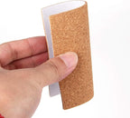 Arroyner 220 Pack Self Adhesive Cork Squares and Round DIY Adhesive Cork Board - Image 2