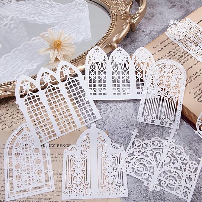 Diuhofart Vintage Scrapbook Embellishments Paper Cutout Lace - Image 8