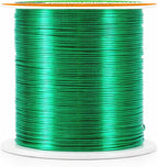 Mandala Crafts 22 Gauge Kelly Green Anodized Aluminum Craft Wire, 100 FT | - Image 2