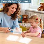 woric 160 PCS Clear Cellophane Sheets 7.8 x 7.8 Inch Transparent Christmas - Image 6