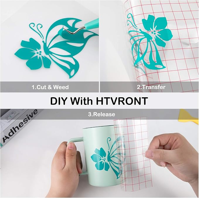 HTVRONT Turquoise Permanent Vinyl - Image 7