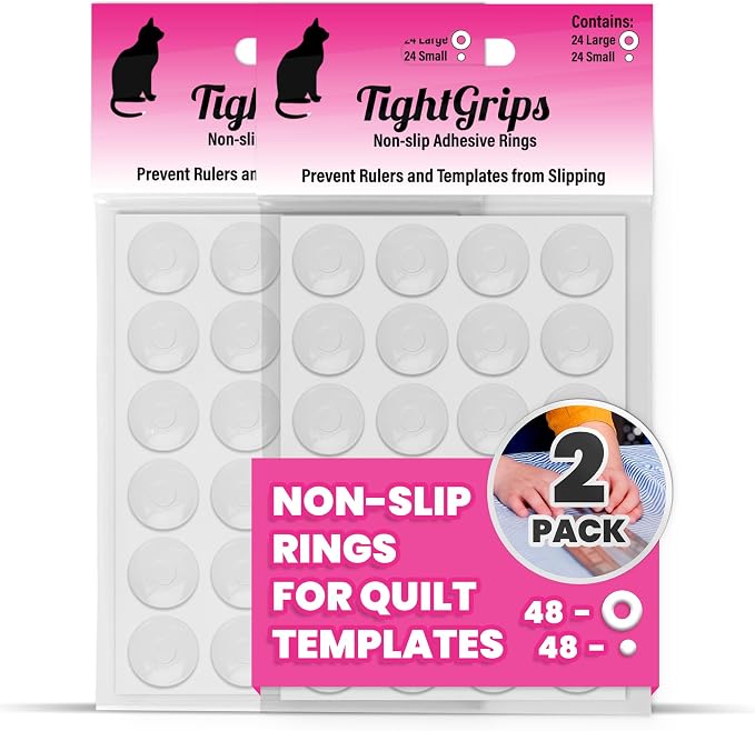 TightGrips Non-Slip Grips for Quilt Templates by LaserThing