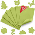 Apple Green Soft Felt Sheets for Crafts, 1.6mm Thick, Kids' Crafts, DIY Projects by Grainear