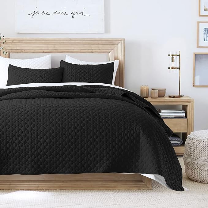HORIMOTE HOME Quilt Set Twin Size, Soft Coverlet Set Lightweight Microfiber by HORIMOTEHOME