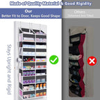 UVIAHOMI Heavy Duty Over The Door Organizer 5 Tiers, Extra Large Behind Door - Image 4