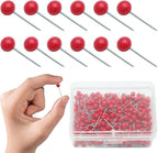 Red Map Pins, 1/8 Inch, For Travel Map, Bulletin Board, Cork Board, DIY Craft - Image 7