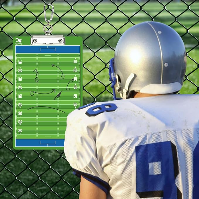 WISYOK Football Clipboard for Coaches, Dry Erase | Double Sided, for Football - Image 6