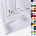 White Felt Fabric 36" X 36", 1.6mm Thick Soft and Durable Flexible Craft Felt by FANOMMI