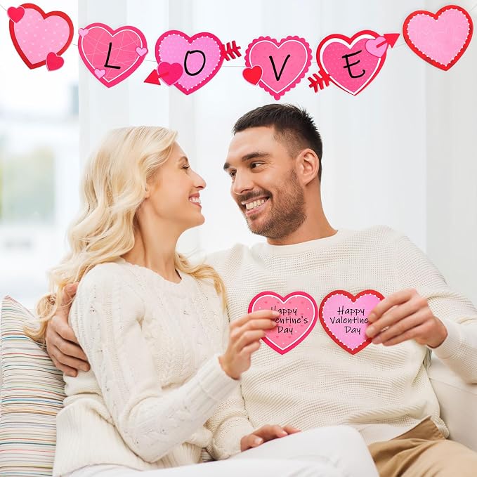 Eaasty 1080 Sheets Valentine's Day Heart Cutouts Paper Heart Cutouts Assorted - Image 3