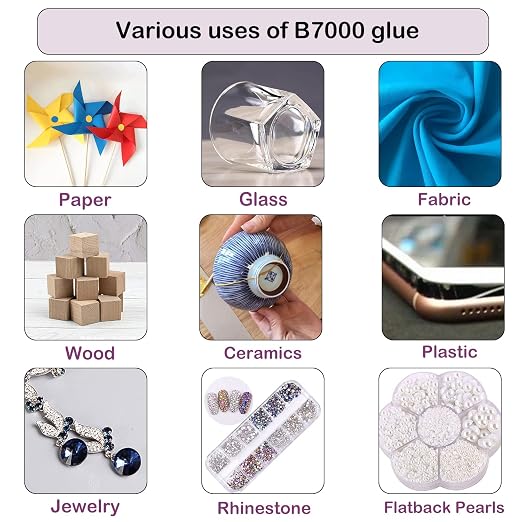 3.7oz B7000 Rhinestone Clear Glue - Image 5