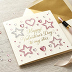 3 Sheets Rhinestone Stickers, Self-Adhesive Acrylic Gemstone Stickers Hearts - Image 3