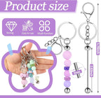 Beadable Keychain Bars Creative Customized Keychain Making Kit - Image 2