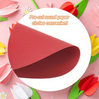 MECCANIXITY 60 PCS Red Circle Cutouts Paper, 6 Inch Round Cutouts 200gsm/75lb - Image 3