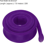 uxcell Expandable Sleeving, 2-inch 25ft Cable Sleeve - Image 3