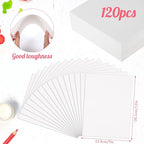 120 Sheets Watercolor Paper 9 x 12, 140 lb/300 GSM Cold Press Watercolor Paper - Image 2