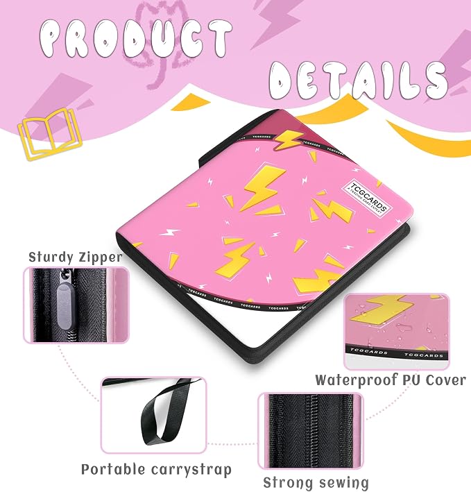 Trading Card Binder 9 Pocket, Card Binder 900 Pockets, Card Book Holder Cards - Image 3