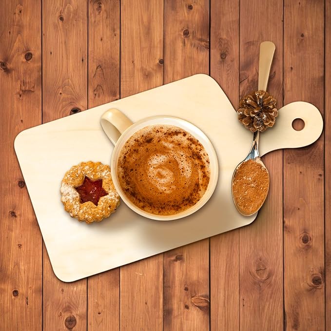 Oomcu 12 PCS Wooden Mini Cutting Board - Image 4