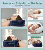 DONAMA Cervical Pillow for Sleeping, Contour Memory Foam Pillow for Neck and - Image 3