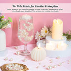 6000PCS Pearls for Crafting, Ivory No Hole Beads for Centerpieces Vases - Image 5
