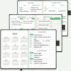 UpUDo Weekly Planner with Calendar, 160 pages Habits Tracker Journal - Image 3