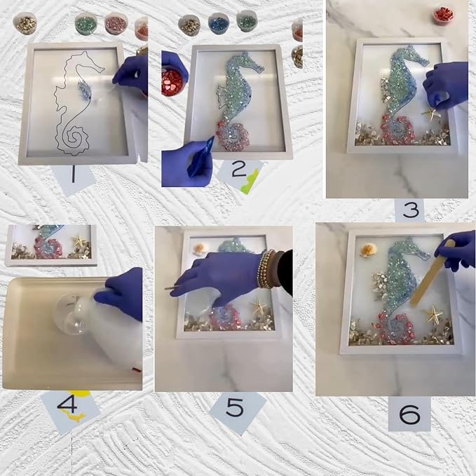 Sea Glass Art Kits, New Sea Glasss Resin Art Kits - Image 7