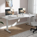 Veken 63×23.6 Inch Large Electric Standing Desk, Gaming Table, Suit students by Veken