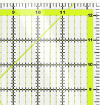 ARTEZA Quilting Ruler, 12.5x12.5in, Laser Cut Acrylic, Double Colored Grid Lines - Image 3