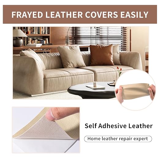 Leather Repair Patch Tape, Car Seat, Vinyl Leather Repair Kit - Image 5