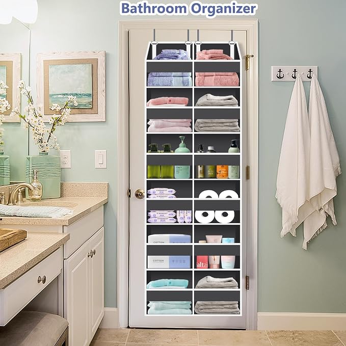 UVIAHOMI Heavy Duty Over The Door Organizer 6 Tiers, Extra Large Behind Door - Image 6