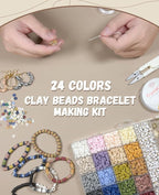 ClaBead 6300 Pcs Clay Beads Bracelet Making Kit - Image 9