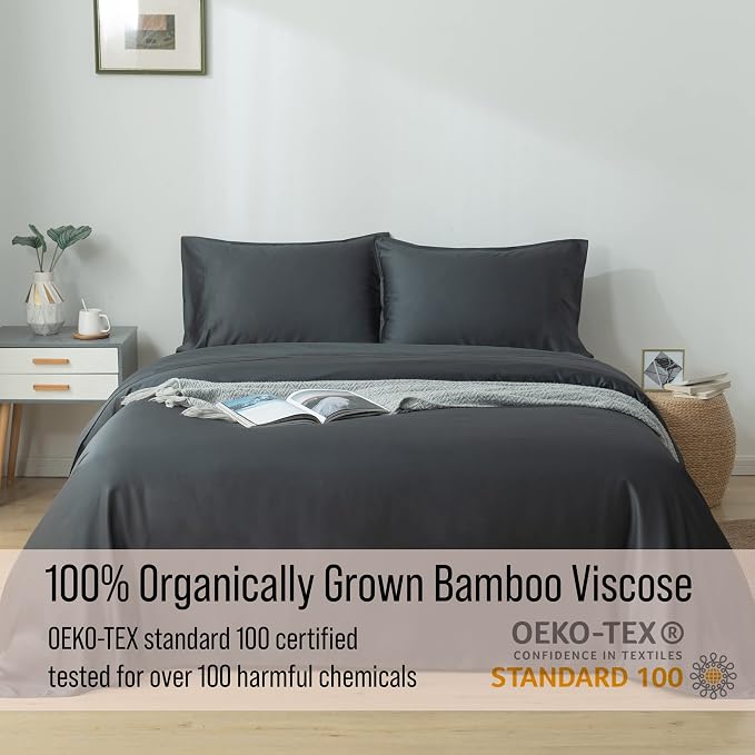 Bella Coterie | Luxury Bamboo Viscose Standard Size Pillowcase Set | 100% - Image 4