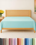Cal King Size Flat Sheet by CGKUnlimited