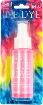 S.E.I. Pink Tie Dye Spray Bottle: 2oz. Non Toxic Fabric Dye Spray, DIY - Image 4