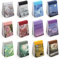600 Pieces Washi Sticker Set, 12 Set Scrapbooking Diary Planner Album Diary by Daoeny