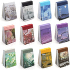 600 Pieces Washi Sticker Set, 12 Set Scrapbooking Diary Planner Album Diary by Daoeny