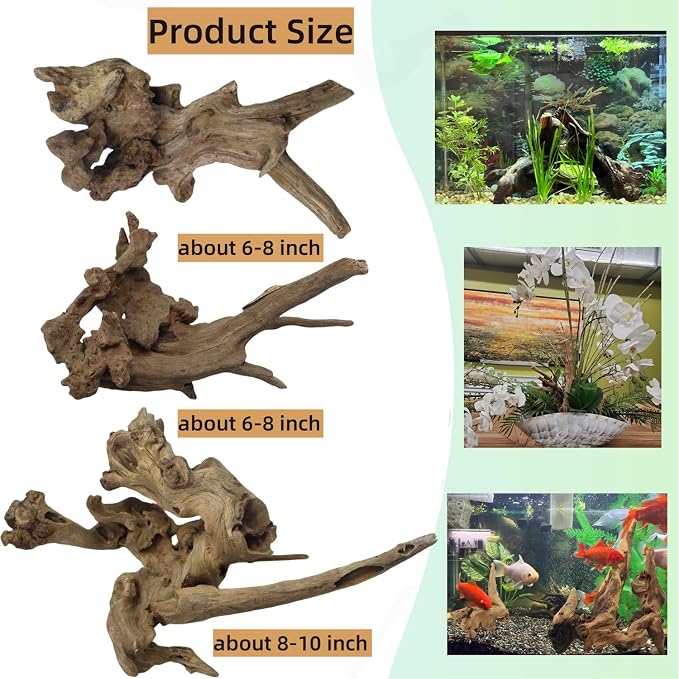 Driftwood for Aquarium Decor, Fish Tank Decor, Drift Wood for Fishtank - Image 2