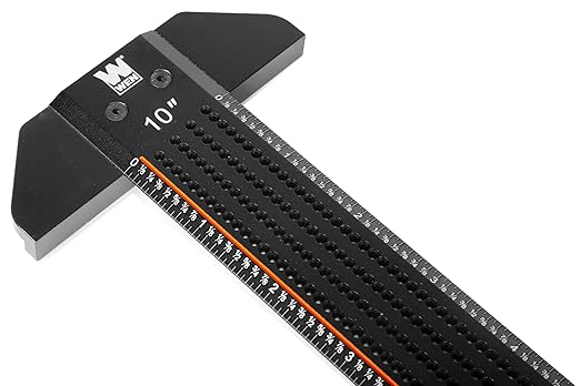 WEN 10-Inch T-Shaped Marking Ruler - Image 3